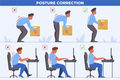 Le posture scorrette nella vita quotidiana. Correzione della postura