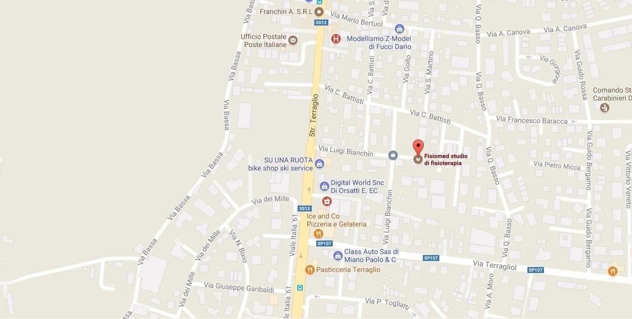 Modulo per informazioni - contatti, orari e indicazioni stradali Mappa Google