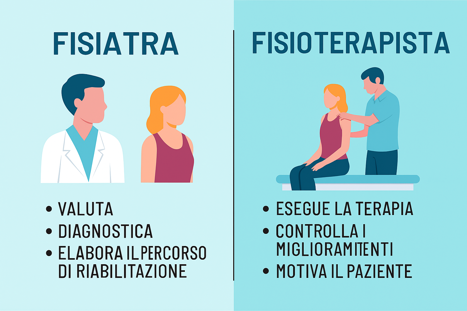 Fisiatra o fisioterapista